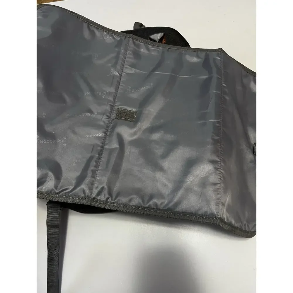 BabbleRoo Diaper Bag Backpack - Dark Gray Waterproof Travel Baby
